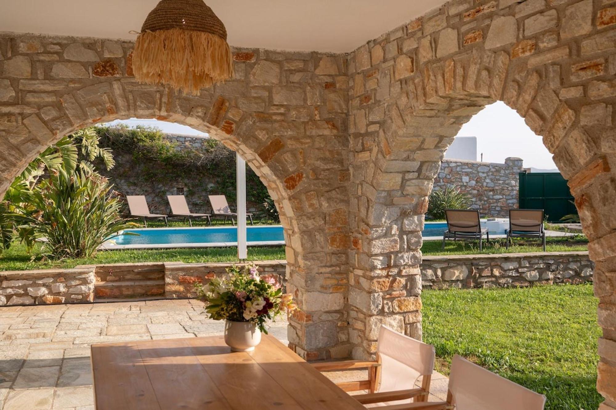 Villa Franca Ideal For Wedding Parties Páros Exterior foto